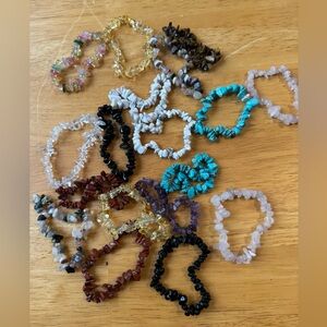 Multicolor Gemstone Bracelet Set